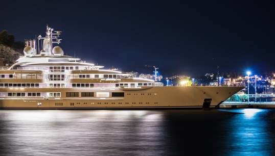 Image:A superyacht off Dubrovnik. In one case a Croatian seafarer in the superyacht sector lost a job offer as they were not vaccinated against Covid-19. Image: Getty