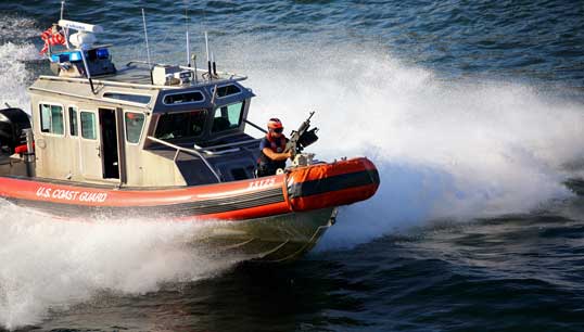 Image:US coast guard patrol vessel. Image: Getty Images