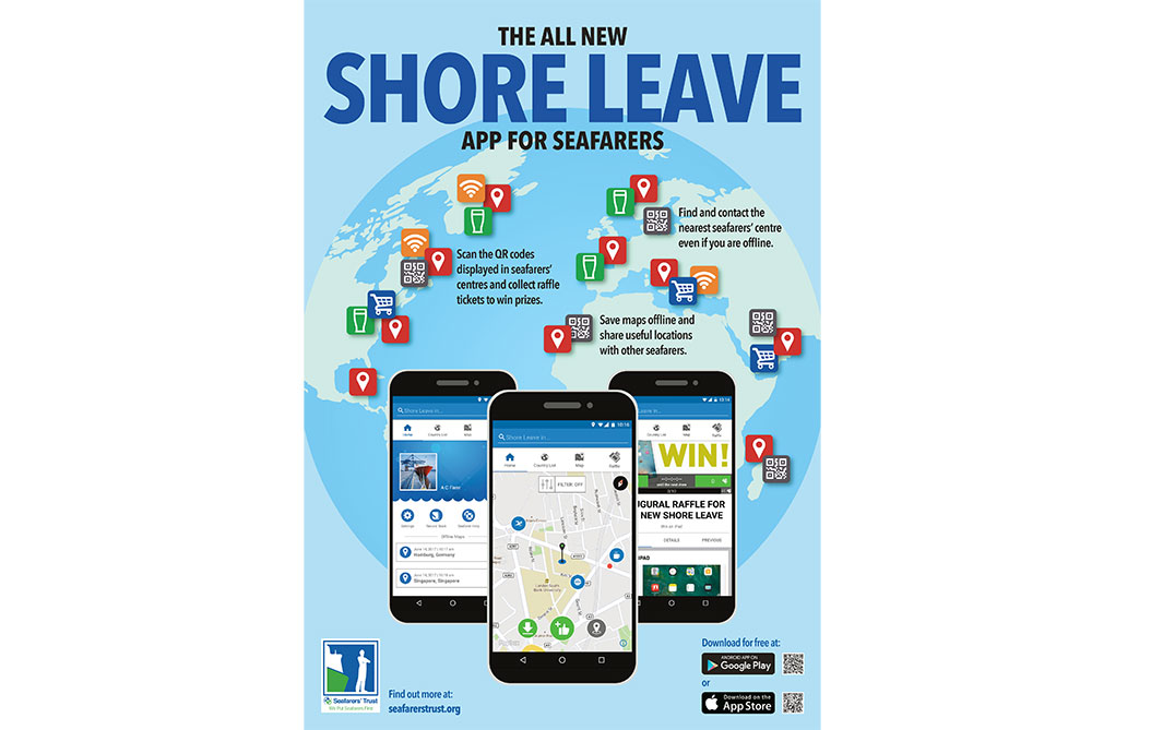 Image:ITF Seafarers' Trust Shore Leave app updated