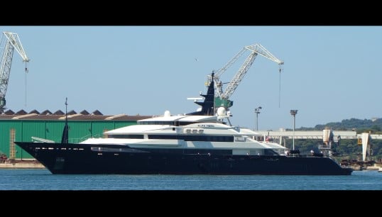 Image:The yacht Alfa Nero, linked to Russian billionaire Andrey Guryev, has raised safety concerns in Antigua after it was seized by authorities and was left uninsured. Image: Wikimedia Commons