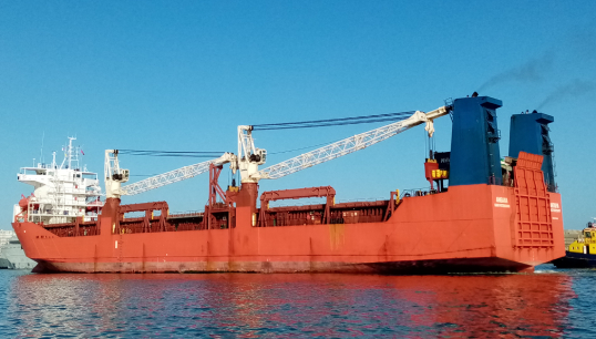 Image:The Russian-flagged ro-ro cargo ship Angara is one of the vessels recently sanctioned by the EU. Image: Wikimedia Commons