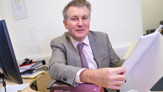 Image:Director of legal services Charles Boyle. Image: Jess Hurd