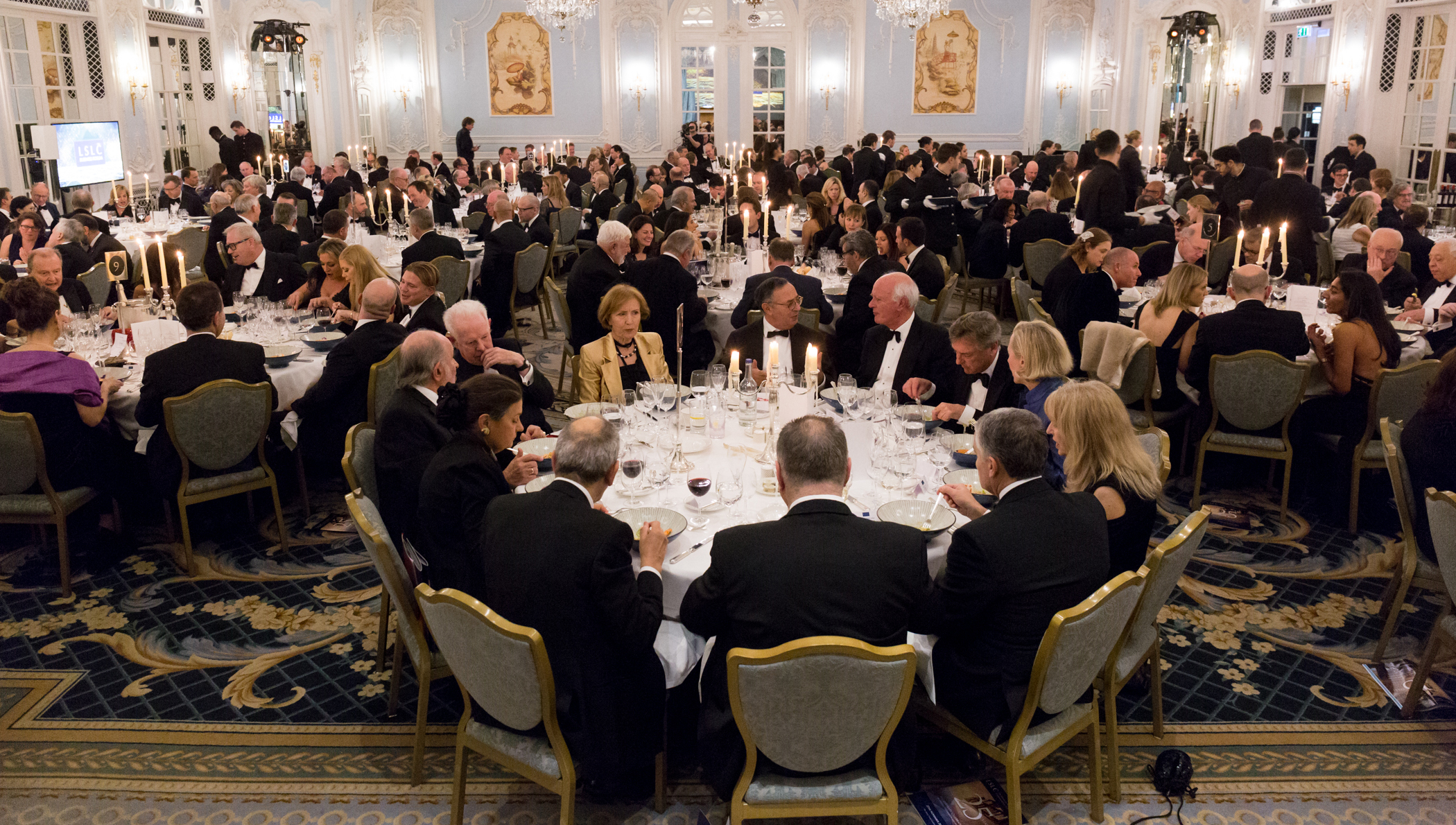 Image:Some 300 attendees from across the maritime industry celebrate the London Shipping Law Centre's 25th anniversary at London's Savoy Hotel