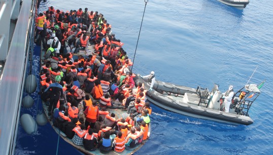 Image:Transport workers could be required to detain migrants under the provisions of the Bill. Image: Irish Defence Forces