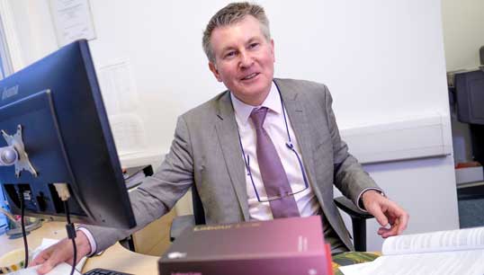 Image:Nautilus director legal services Charles Boyle. Image: Jess Hurd/Nautilus International