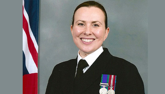 Image:RFA communications and information systems (CIS) officer, Emma Walters.