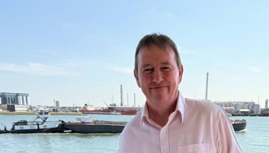 Image:Captain Iain MacKenzie during a Council meeting in Rotterdam in June 2025. Image: Nautilus International