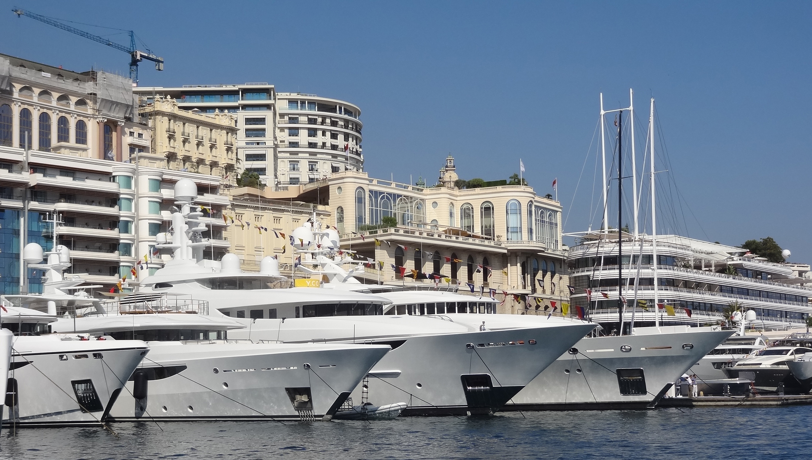 Image:Superyachts at the Monaco Yacht Show. Image: Danny McGowan/Nautilus International