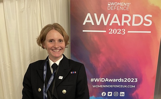 Image:Chief officer Emma-Louise Elgar at the Westminster event. 
