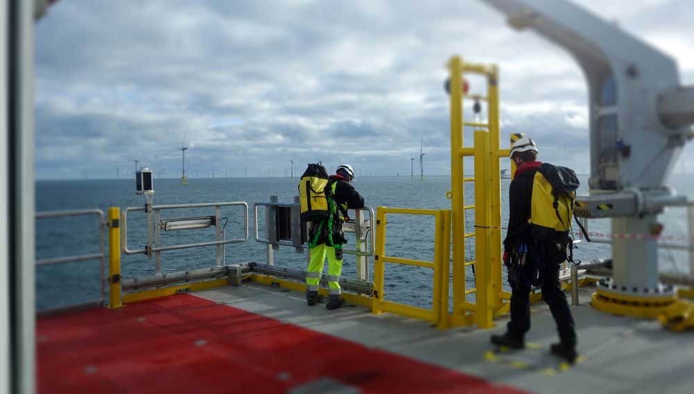 Image:The template and covering letter 'certifies that a seafarer should be allowed free passage to travel between their home and their vessel and has participated in a medical screening'. Image: offshore workers. Getty Images
