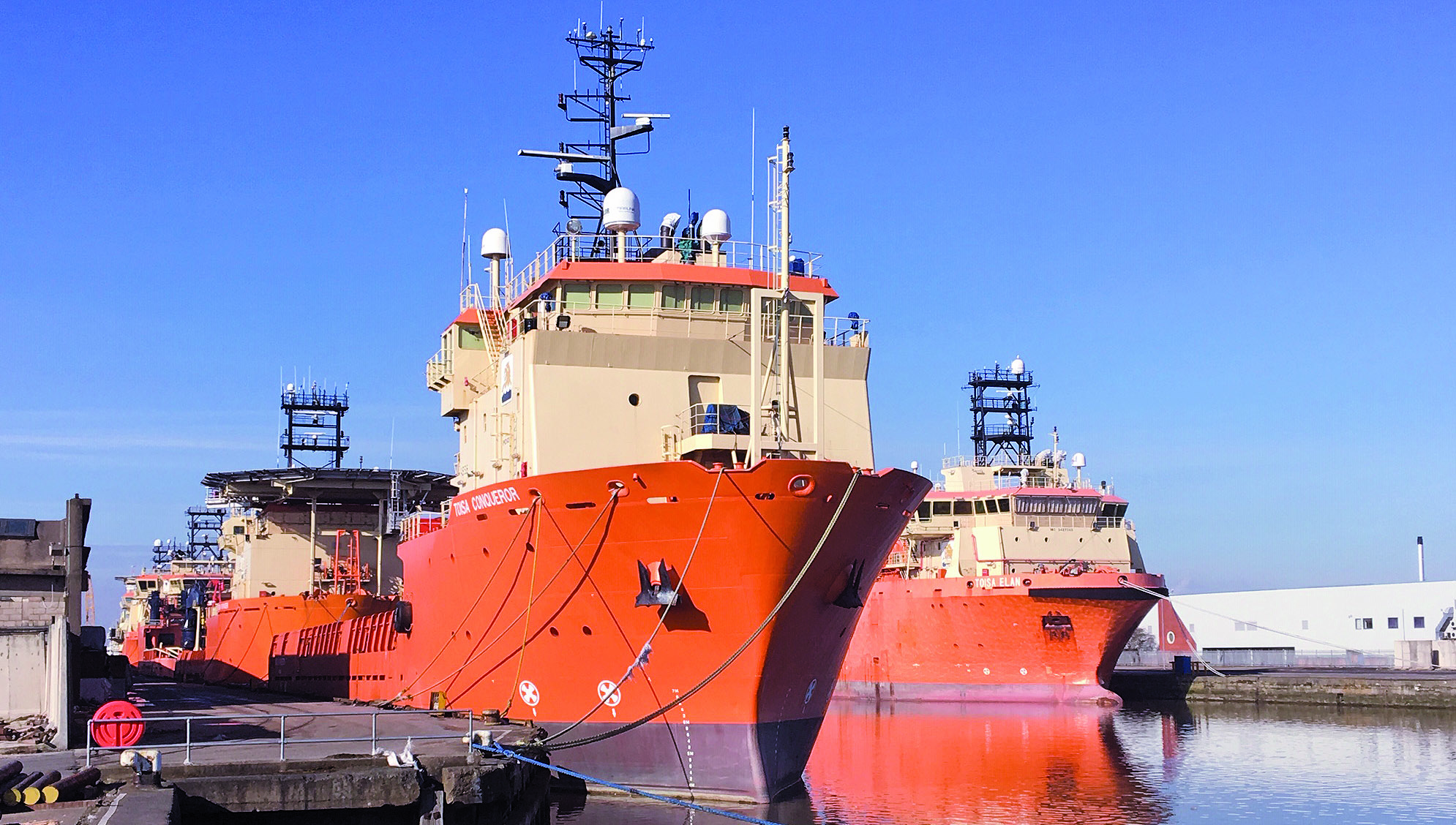Image:Sealion ships in lay-up in the Albert Dock, Hull Image: Paul Keenan
