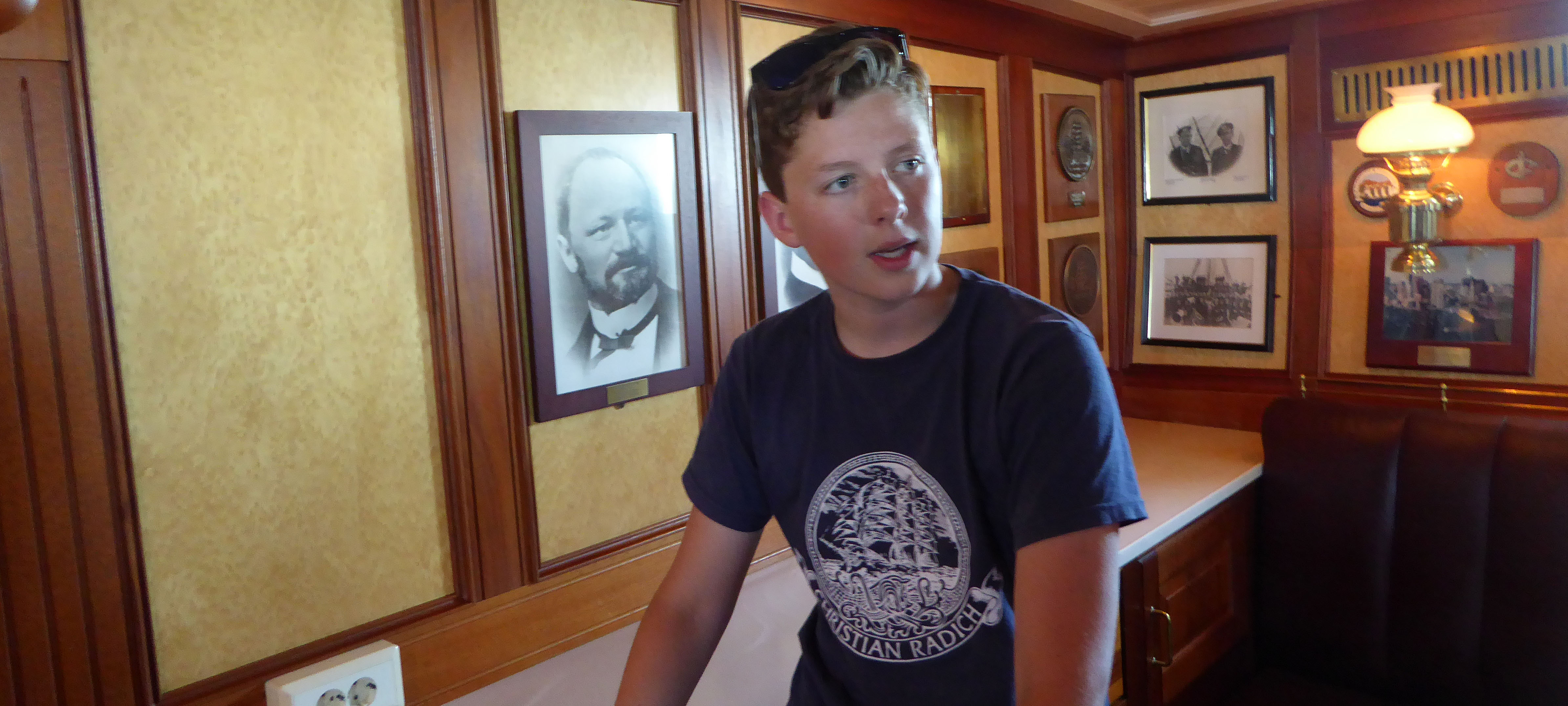 Image:De 15-jarige Tall Ship trainee Boris Leij.