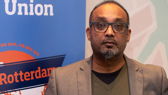Image:Nautilus International executive officer Charley Ramdas. Image: Alex Groothedde