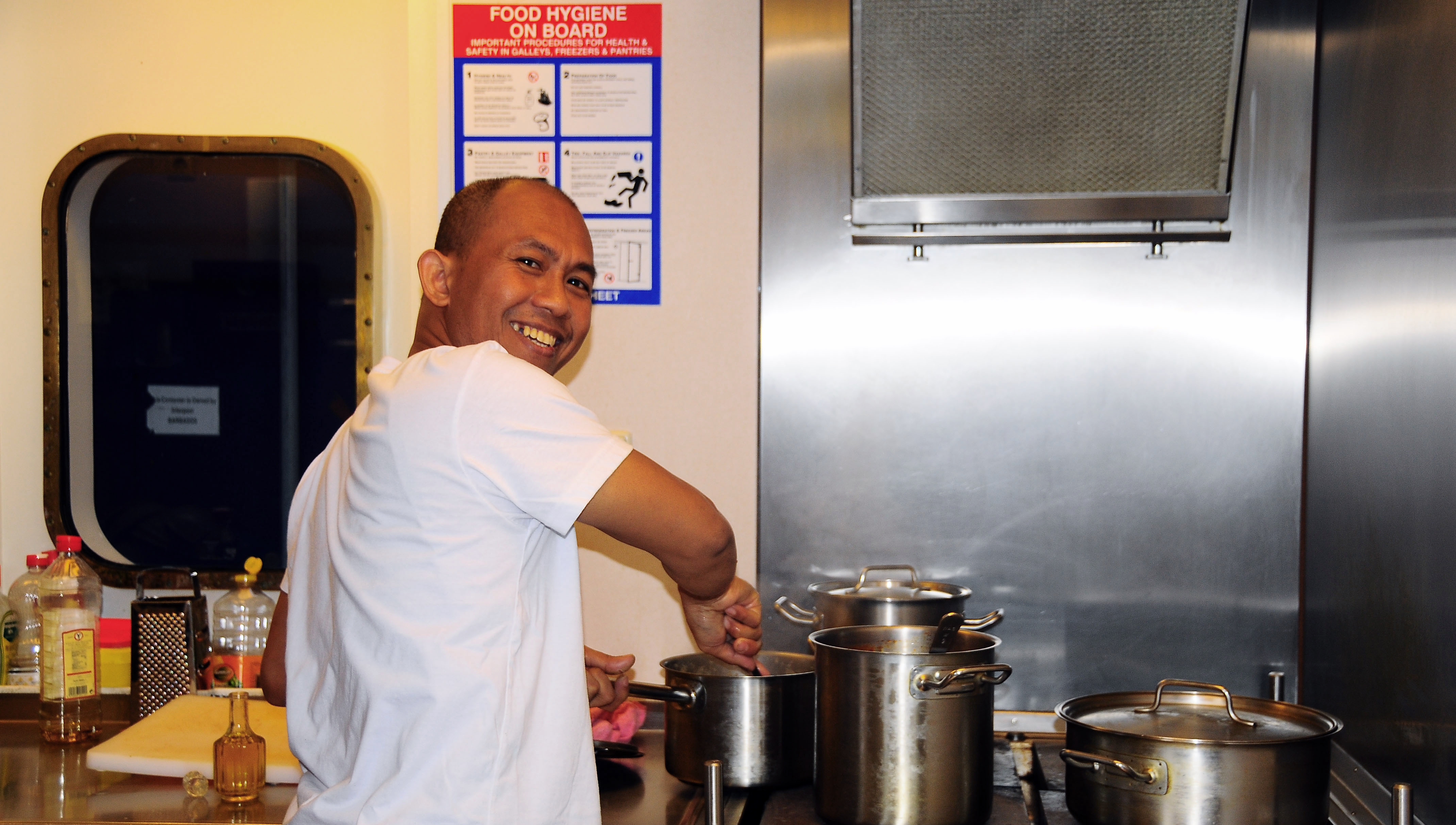 Image:Nautilus membership - 'as valuable for chefs and interior crew as for senior officers'. Image: Danny Cornelissen.
