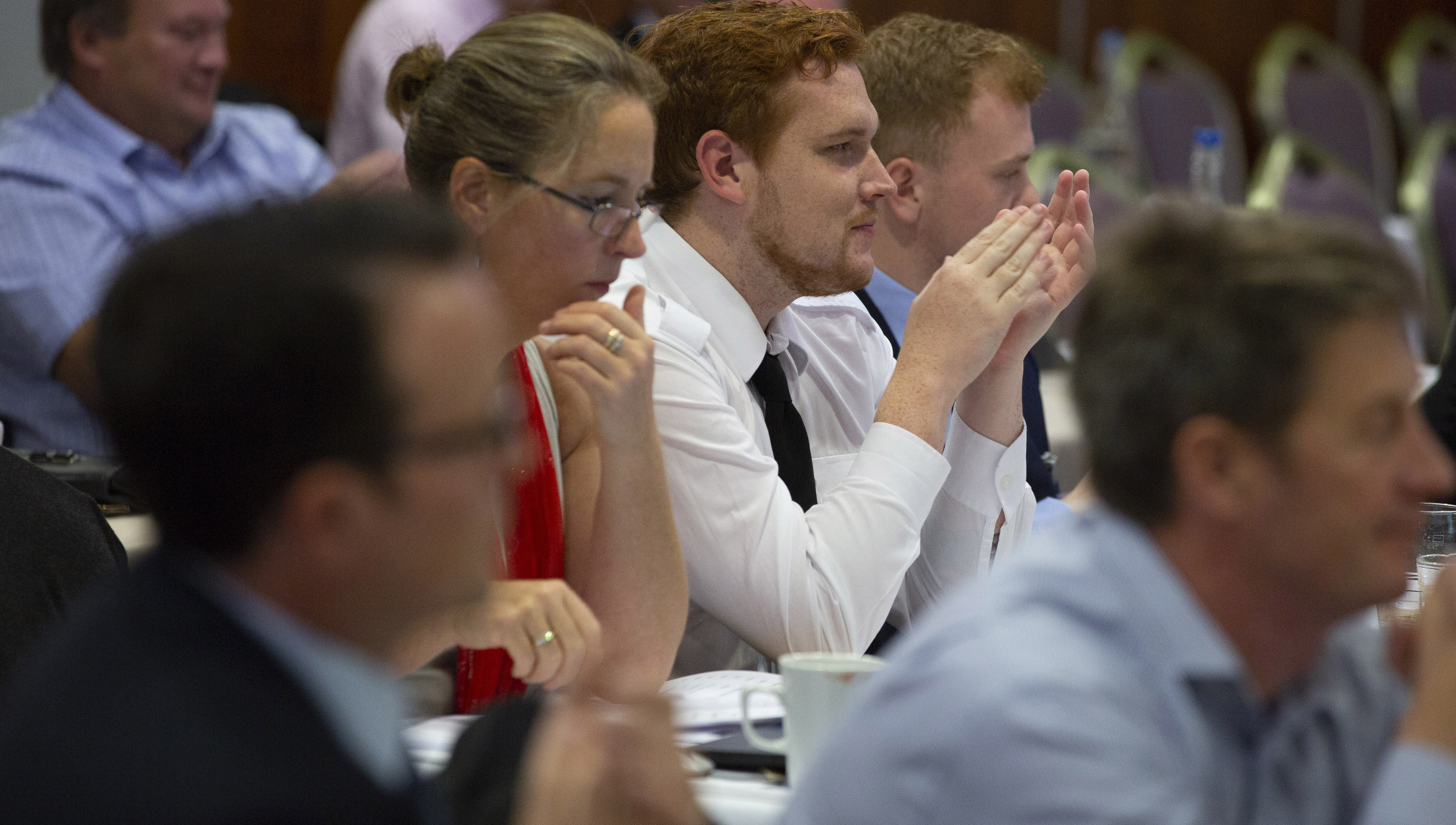 Image:Some of the current council members attending UK branch conference 2018.