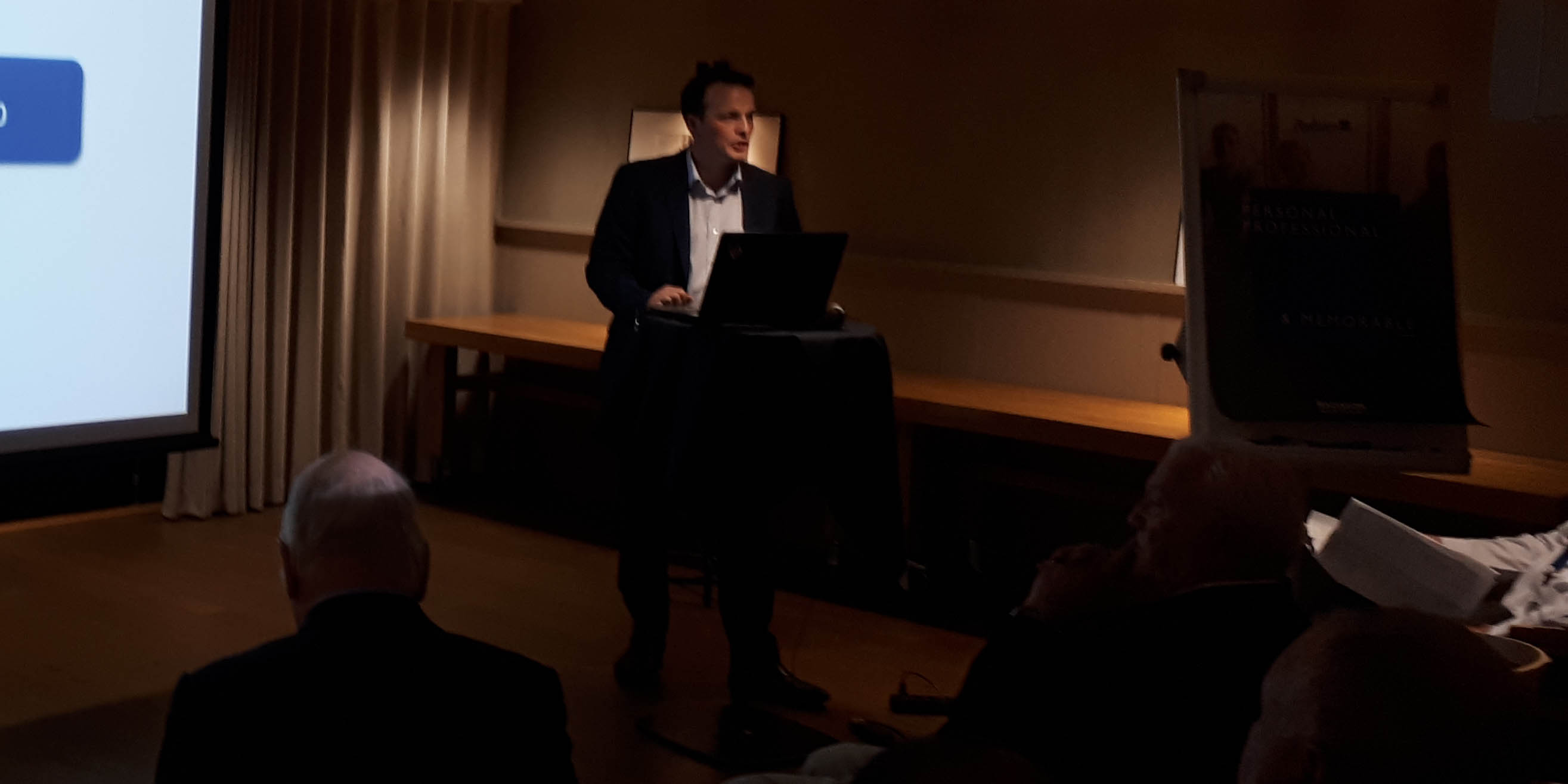 Image:Nautilus professional and technical officer David Appleton addressing the 45th IFSMA Annual General Assembly in Helsinki on 27 September 2019