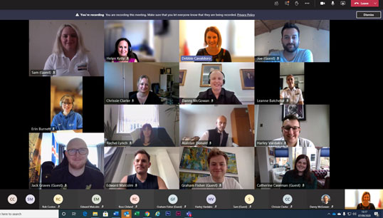 Image:The second meeting of the Union's new Equality and Diversity Forum (EDF)  held by via video conference. 