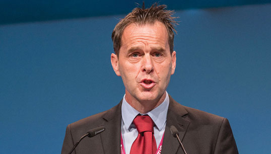 Image:Garry Elliott, Nautilus head of organising, led the Union's successful expansion into the superyacht sector
