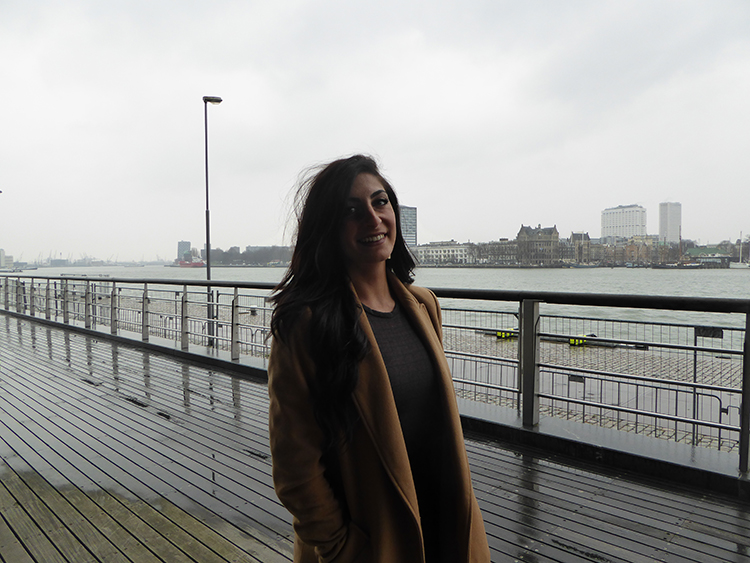 Image:Liana Engibarjan als binnenvaart influencer