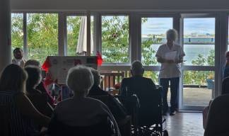 Image:A service was also held at the Care Home at Nautilus Mariners' Park.