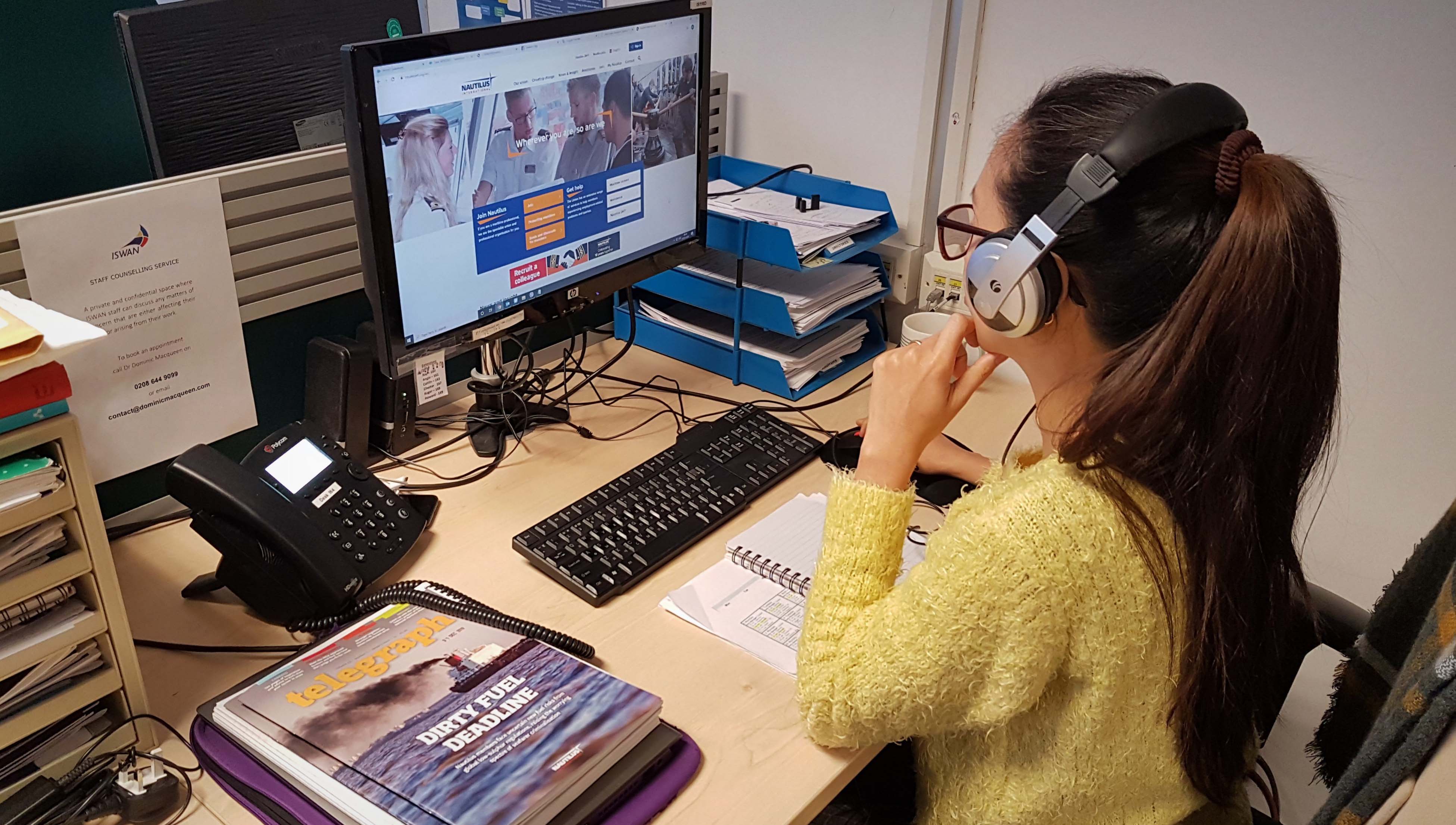 Image:The Nautilus 24/7 emergency helpline continues to provide a valuable service around the clock for members.