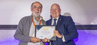 Image:Nick Bramley was honoured for his key role at the Union's Switzerland branch.