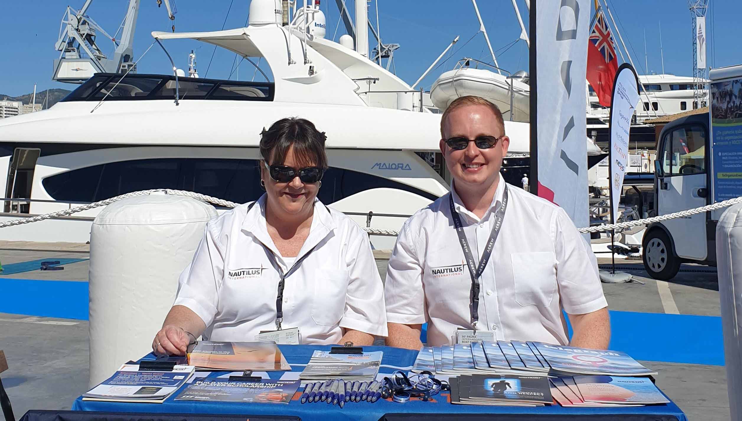 Image:Pauline Parry and Danny McGowan at the Palma show.