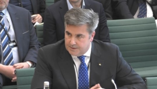 Image:P&O Ferries told the BBC Mr Hebblethwaite was resigning to 'dedicate more time to family matters'. Image: UK Parliament