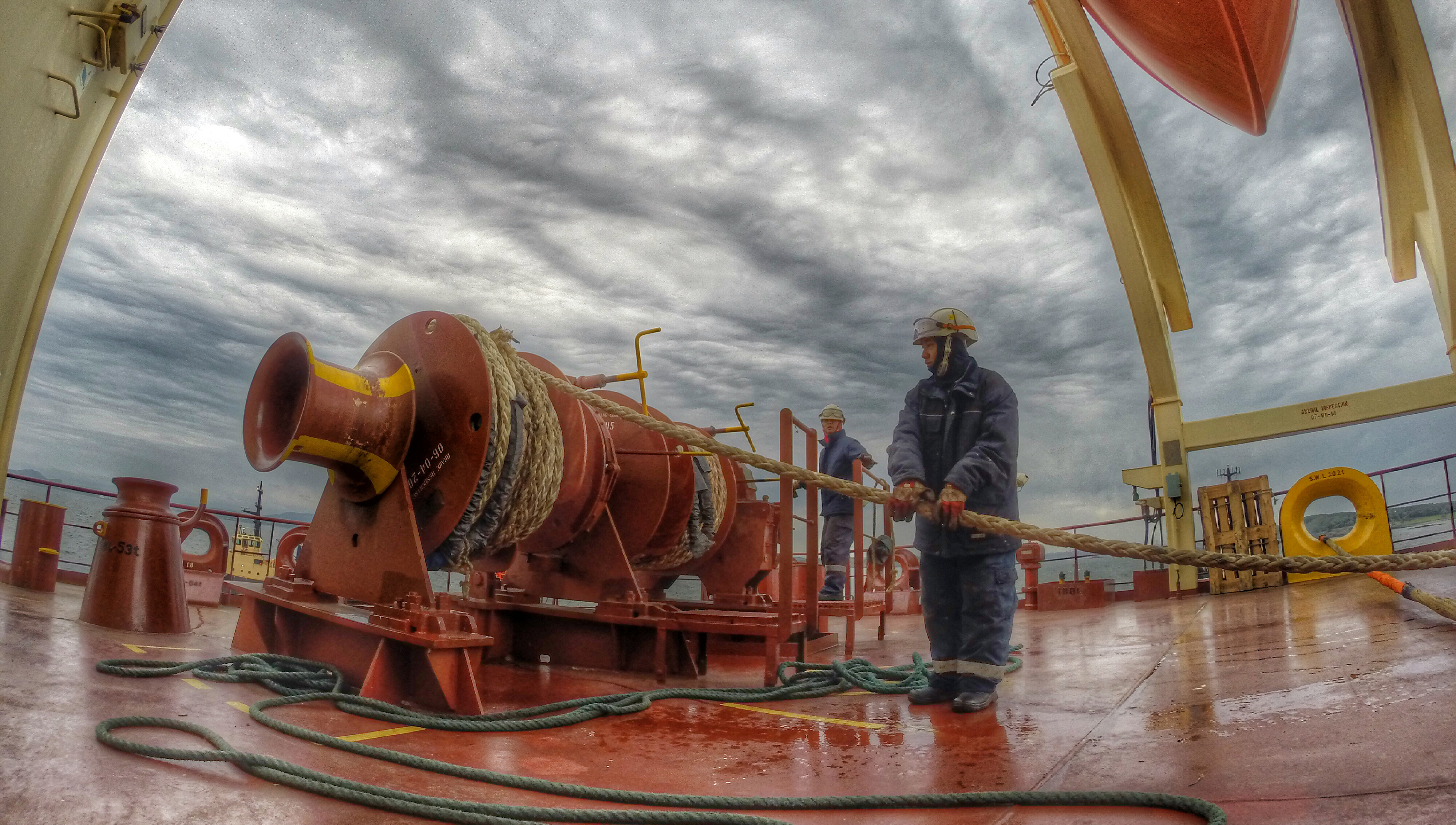 Image:Seafarers are included in the solidarity for transport workers as  keyworkers during the pandemic. Image: Ryan Perez, highly commended entry in a 2015 Nautilus photo competition.
