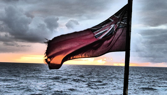 Image:The Red Ensign. Image: David Waddingham/Getty Images