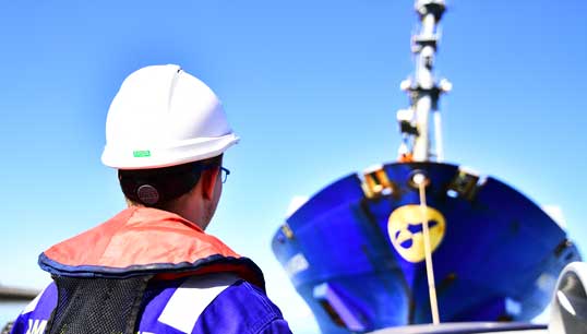 Image:The ITUC Global Rights Index notes an improvement in the UK after some recent positive labour reforms, including a number of key asks from Nautilus International such as the deployment of a mandatory Seafarers' Rights Charter via the UK Employment Rights Act.  Image: Danny Cornelissen.