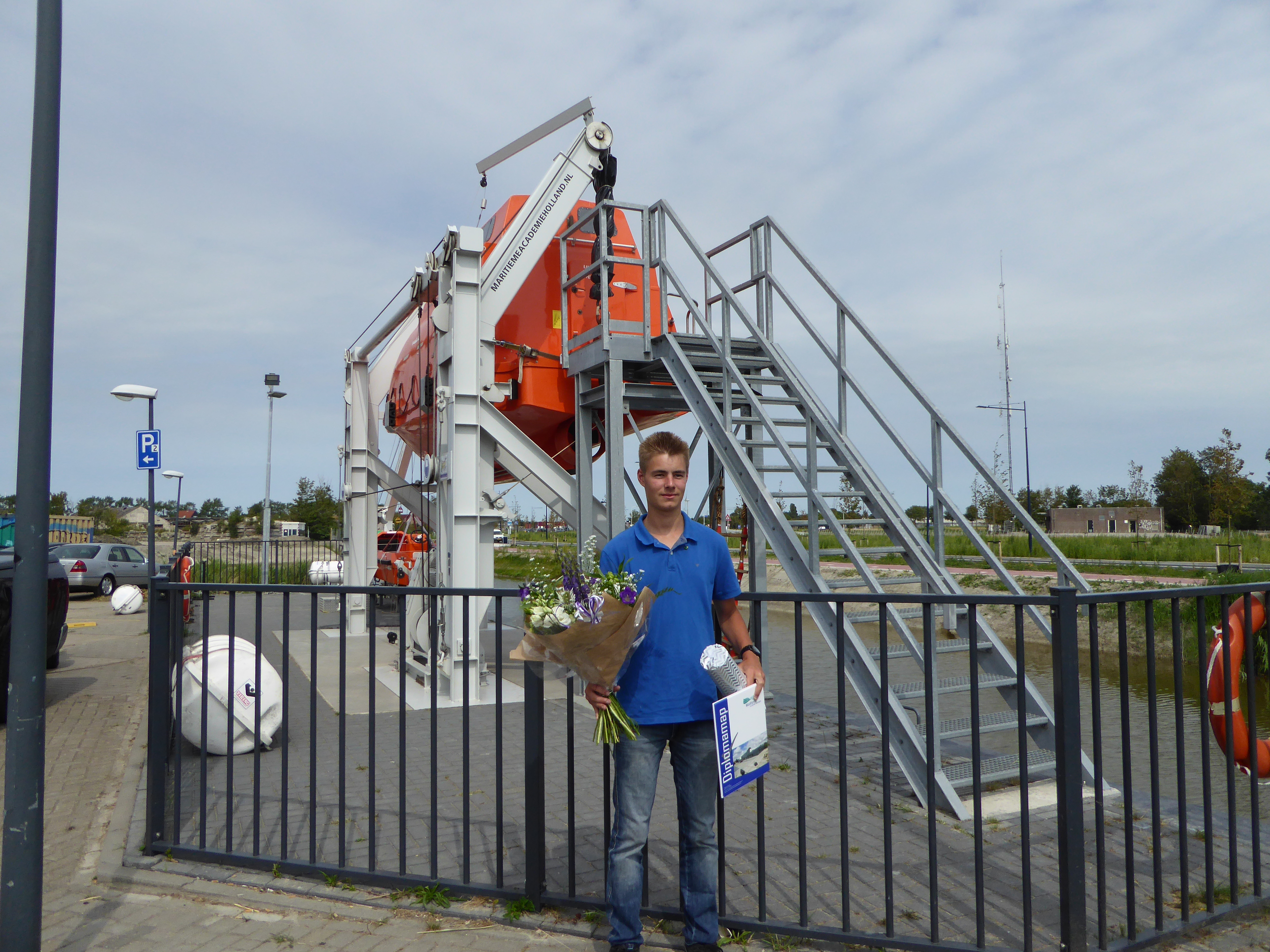 Image:Frank Klok neemt Nautilus prijs in ontvangst