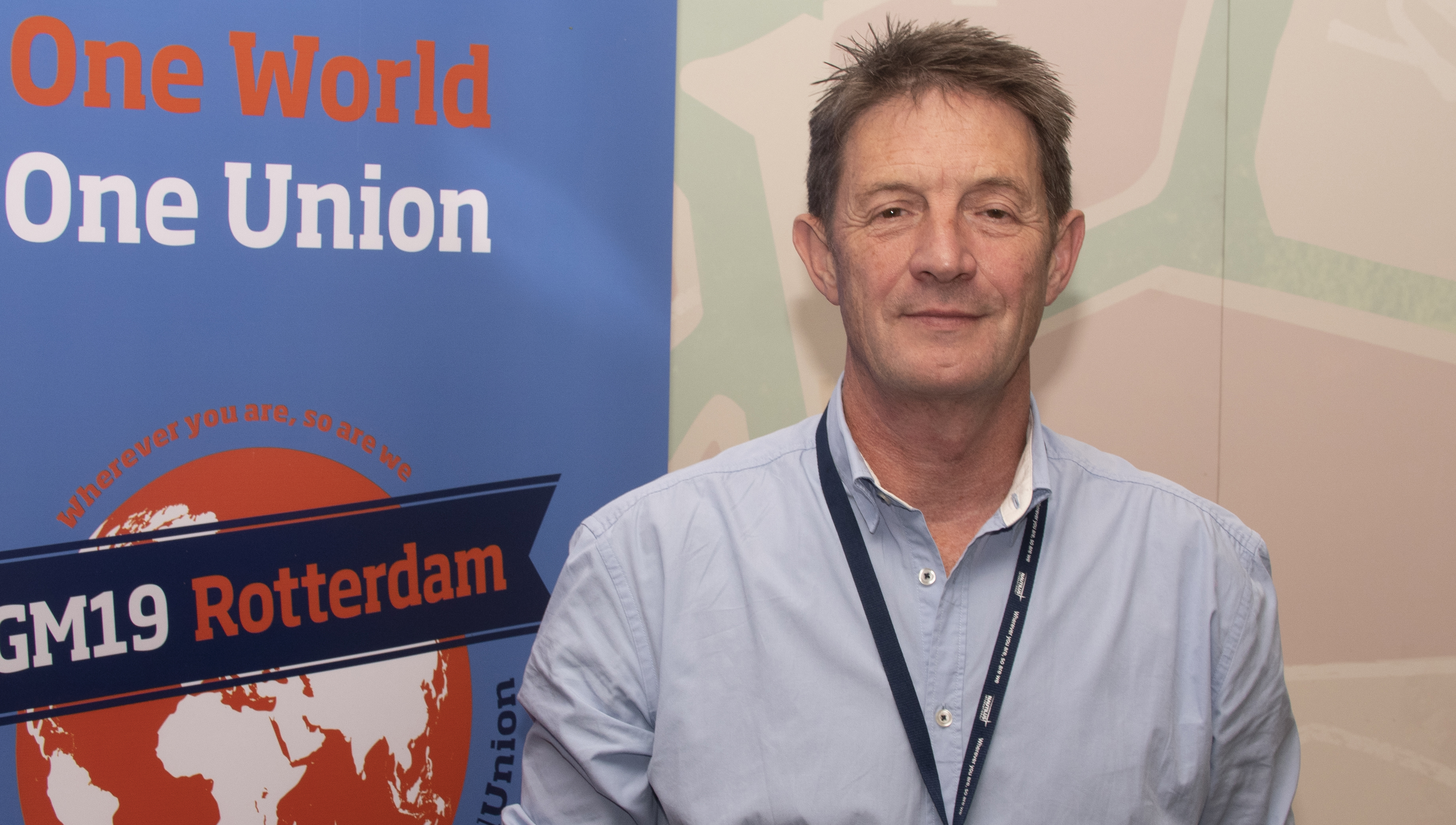Image:Nautilus International deputy secretary general, Marcel van den Broek