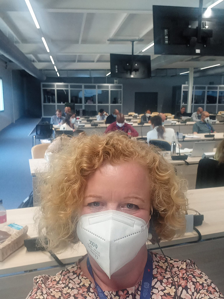 Image:Nautilus vice-voorzitter Sascha Meijer tijdens de onderhandelingen met betrekking tot het MLC in 2022