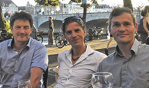 Image:Current Dutch and Swiss officials Marcel van den Broek, Holger Schatz, Piet Dörflinger.