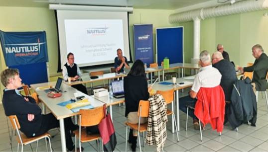 Image:Die Jahresversammlung von Nautilus Schweiz. Foto: Nautilus International