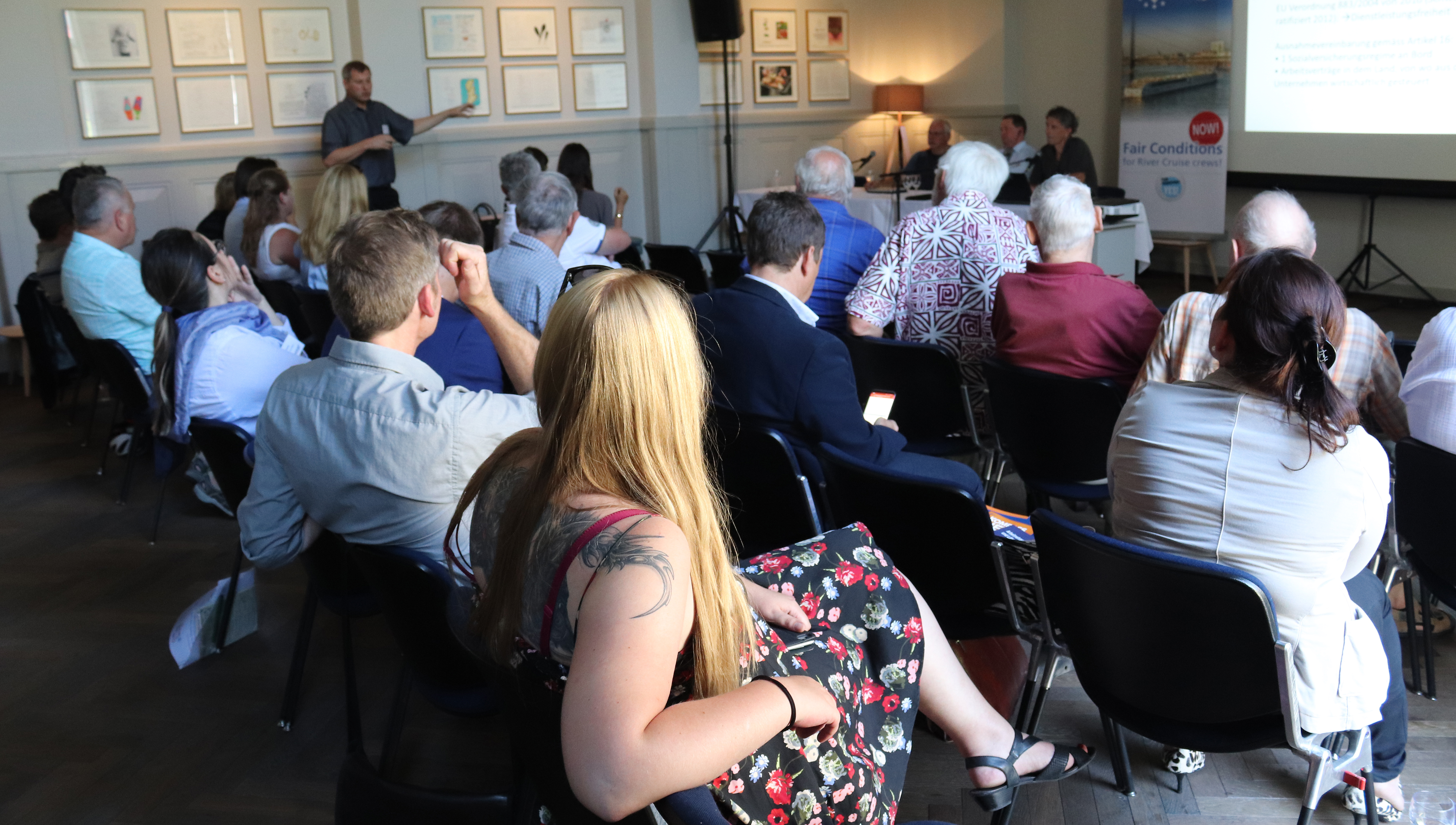 Image:Nautilus Jahresversammlung 2018 und ein Seminar zu den Arbeitsbedingungen in der Schweizer Flusskreuzfahrt.