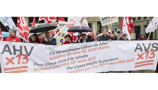 Image:The 'yes' campaign on behalf of workers was carried out by an alliance of trade unions, pensioners' associations and political parties. Image: SGB