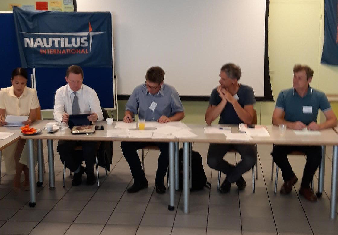 Image:Length of Union membership and a symposium on the future of careers in inland navigation featured at the Swiss branch conference.