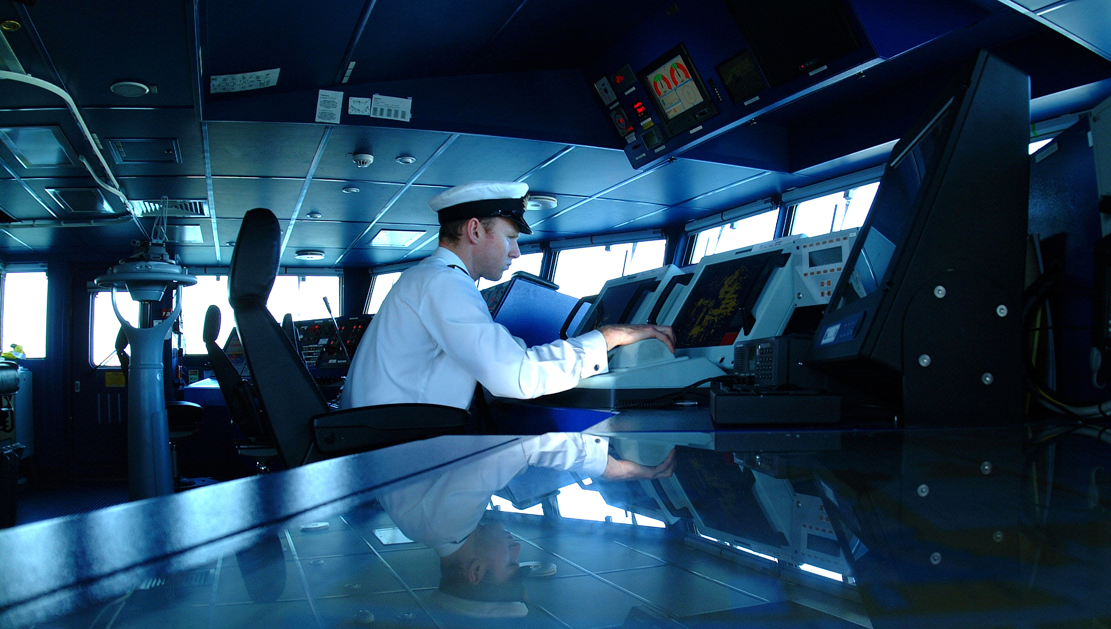 Image:Maritime training will have to keep evolving to ensure tomorrow’s officers have tech skills. 