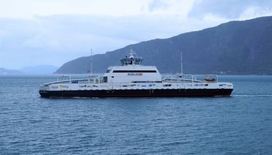 Image:Norled ferry operator claimed the world's first all-electric ferry, MF Ampere. Image: Wikimedia Commons