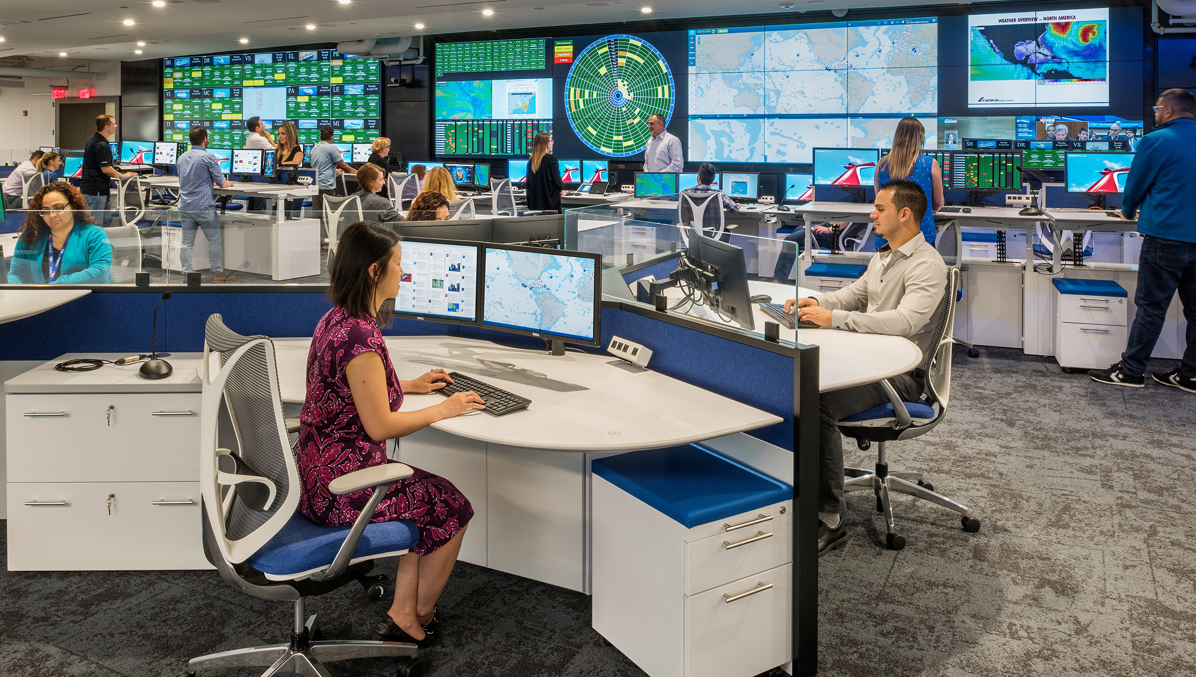 Image:The new Fleet Operations Centre opened by Carnival in Miami