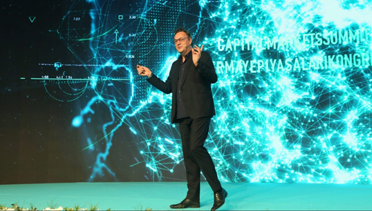 Image:The tech and social pressures coming to bear on the industry were outlined by futurist Gerd Leonhard. Image: Futurist Gerd