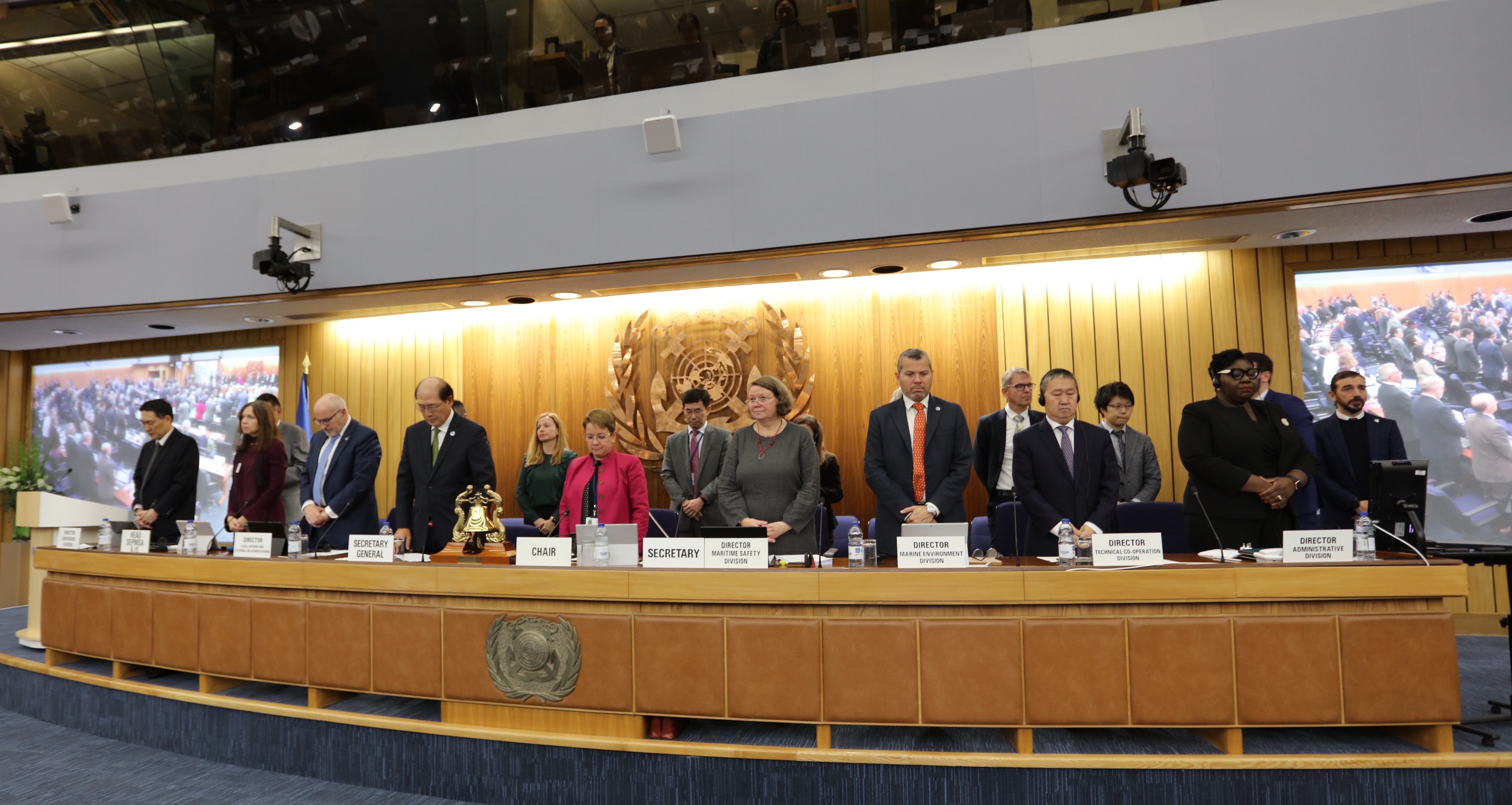 Image:IMO's Maritime Safety Committee (MSC) meeting for its 106th session (2-11 November 2022). Image: IMO Flickr
