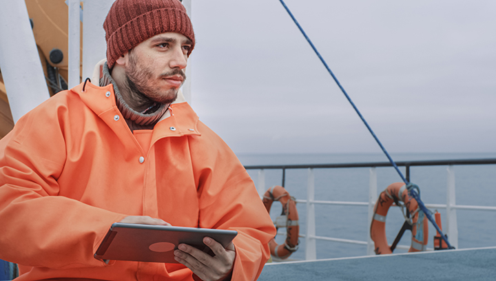 Image:Seafarer on the internet. Image: Getty Images