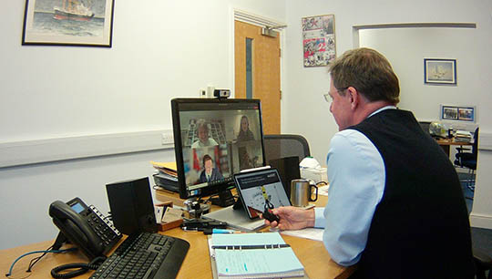Image:Advocating for crew: Mr Dickinson pushed for more financial support for seafarers.