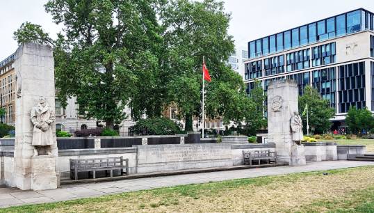 Image:The Merchant Navy Memorial at Tower Hill in London.  All images: Nautilus International