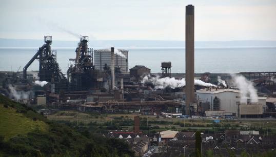Image:Port Talbot Steel Works (2017), Wales. Image: Lewis Clarke/ www.geograph.org.uk/Wikimedia Commons