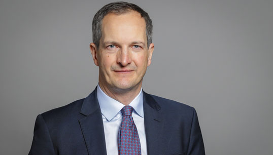 Image:Lord Bethell, Parliamentary Under Secretary of State at the Department of Health and Social Care. Image: Wikimedia Commons