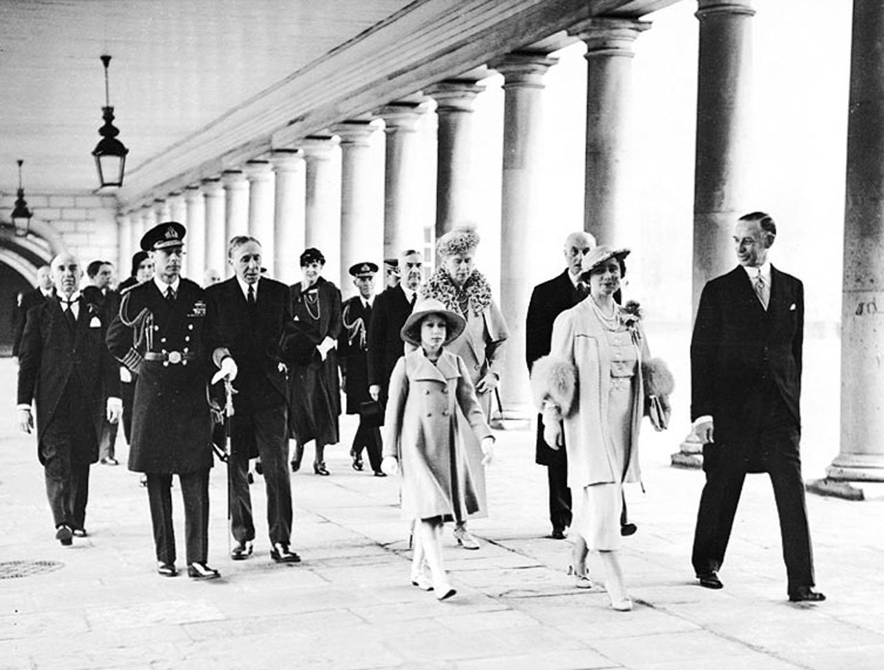 p14_15_Royal_party_at_the_opening_of_the_National_Maritime_Museum_credit NMM Wikimedia Commons.jpg